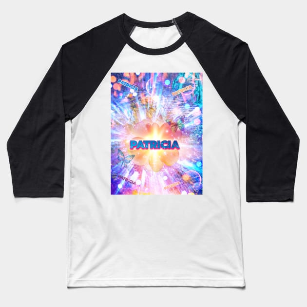 Name Patricia Baseball T-Shirt by Begoll Art